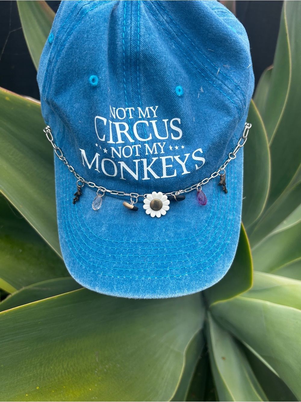 Funky hat chain handmade brand new